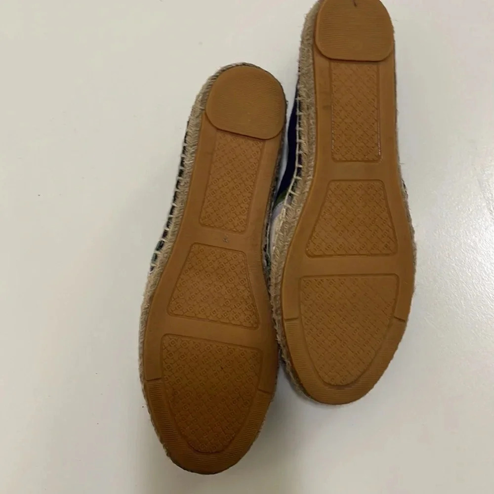 Tory Burch Espadrille Canvas Flats - Size 7 - Picture 4 of 5